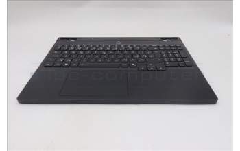 Lenovo 5CB1S89876 C-Cover with keyboard, Czech Slovakian, Eclipse Black, RGB Backlight, Anodizing Sandblasting, UK