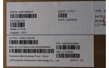 Lenovo 5CB1S89876 Tastatur inkl. Topcase ASM_CZE/SLK L 83F1ASRGB