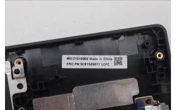 Lenovo 5CB1S89877 C-Cover with keyboard, English, Eclipse Black, RGB Backlight, Anodizing Sandblasting, US