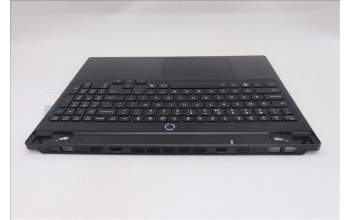 Lenovo 5CB1S89878 C-Cover with keyboard, US English Euro, Eclipse Black, RGB Backlight, Anodizing Sandblasting