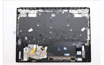 Lenovo 5CB1S89879 C-Cover with keyboard, French, Eclipse Black, RGB Backlight, Anodizing Sandblasting, US
