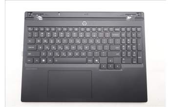 Lenovo 5CB1S89883 C-Cover with keyboard, Greek, Eclipse Black, RGB Backlight, Anodizing Sandblasting, US