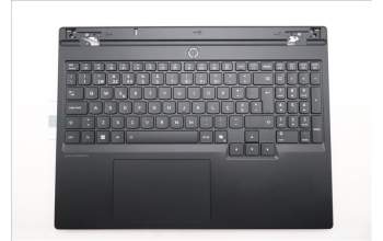 Lenovo 5CB1S89892 C-Cover with keyboard, Portuguese, Eclipse Black, RGB Backlight, Anodizing Sandblasting, UK