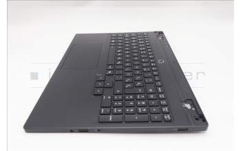 Lenovo 5CB1S89894 C-Cover with keyboard, Slovenian, Eclipse Black, RGB Backlight, Anodizing Sandblasting