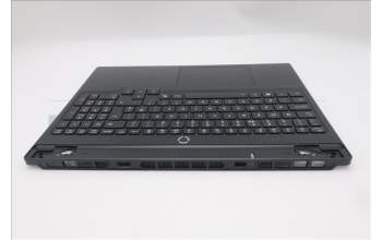 Lenovo 5CB1S89900 C-Cover with keyboard, UK English, Eclipse Black, RGB Backlight, Anodizing Sandblasting, UK