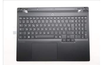 Lenovo 5CB1S89909 C-Cover with keyboard, French, Eclipse Black, White Backlight, Anodizing Sandblasting, US