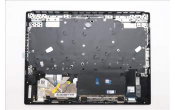 Lenovo 5CB1S89909 C-Cover with keyboard, French, Eclipse Black, White Backlight, Anodizing Sandblasting, US