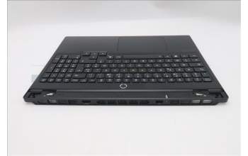 Lenovo 5CB1S89909 C-Cover with keyboard, French, Eclipse Black, White Backlight, Anodizing Sandblasting, US