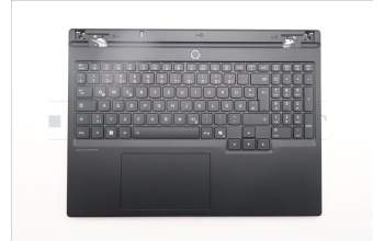 Lenovo 5CB1S89912 C-Cover with keyboard, German, Eclipse Black, White Backlight, Anodizing Sandblasting, UK