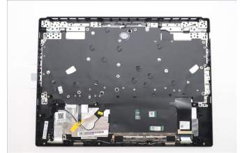 Lenovo 5CB1S89926 C-Cover with keyboard, Switzerland, Eclipse Black, White Backlight, Anodizing Sandblasting, UK