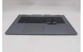 Lenovo 5CB1S90394 C-Cover with keyboard, Nordic, Luna Grey, White Backlight