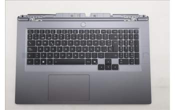 Lenovo 5CB1S90419 C-Cover with keyboard, Spanish, Luna Grey, RGB Backlight