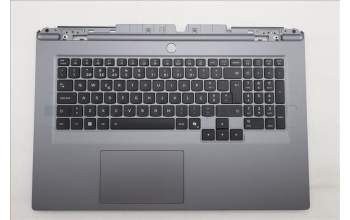 Lenovo 5CB1S90421 C-Cover with keyboard, Portuguese, Luna Grey, RGB Backlight