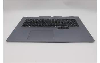 Lenovo 5CB1S90425 C-Cover with keyboard, French, Luna Grey, RGB Backlight, US