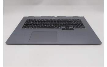 Lenovo 5CB1S90426 C-Cover with keyboard, German, Luna Grey, RGB Backlight