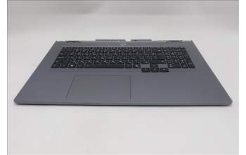 Lenovo 5CB1S90433 C-Cover with keyboard, Bulgarian, Luna Grey, RGB Backlight, UK