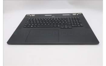 Lenovo 5CB1S90665 C-Cover with keyboard, Belgian, Eclipse Black, UK