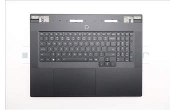 Lenovo 5CB1S90670 C-Cover with keyboard, US English Euro, Eclipse Black, US