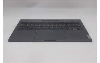 Lenovo 5CB1S90694 C-Cover with keyboard, Arabic, Luna Grey, FingerPrint, US