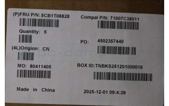 Lenovo 5CB1T08828 C-Cover with keyboard, Italian, Non-Backlight, UK