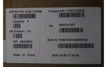 Lenovo 5CB1T10048 C-Cover with keyboard, Hungarian, White Backlight