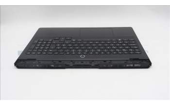 Lenovo 5CB1T10061 C-Cover with keyboard, Belgian, White Backlight, UK
