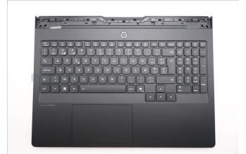 Lenovo 5CB1T10091 C-Cover with keyboard, Belgian, RGB Backlight, UK
