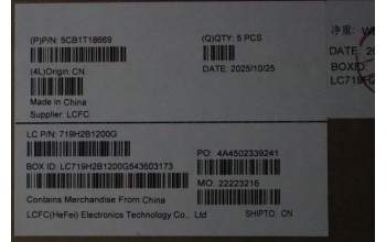 Lenovo 5CB1T18669 C-Cover with keyboard, Italian, Eclipse Black , RGB Backlight, UK