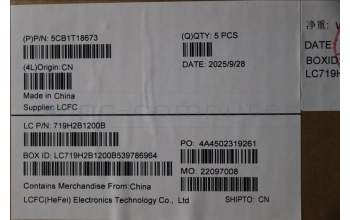 Lenovo 5CB1T18673 C-Cover with keyboard, Nordic, Eclipse Black , RGB Backlight, UK