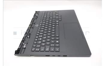 Lenovo 5CB1T18677 C-Cover with keyboard, Spanish, Eclipse Black , RGB Backlight, UK