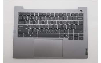 Lenovo 5CB1T52964 C-Cover with keyboard, Arabic, Arctic Grey, Non-Backlight, US