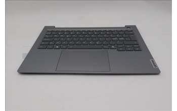 Lenovo 5CB1T53014 C-Cover with keyboard, Nordic, Arctic Grey, Backlight, UK