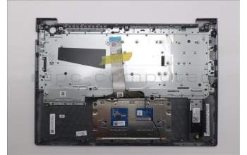 Lenovo 5CB1T53016 C-Cover with keyboard, Russian, Arctic Grey, Backlight, US