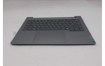 Lenovo 5CB1T53024 C-Cover with keyboard, Ukraine, Arctic Grey, Backlight, US