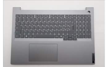 Lenovo 5CB1T57608 C-Cover with keyboard, Italian, Arctic Grey, Backlight, UK