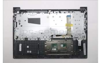 Lenovo 5CB1T57622 C-Cover with keyboard, UK English, Arctic Grey, Backlight, UK