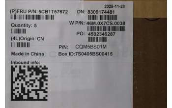 Lenovo 5CB1T57672 C-Cover with keyboard, Bulgarian, Arctic Grey, Backlight, UK