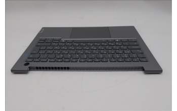 Lenovo 5CB1T57672 C-Cover with keyboard, Bulgarian, Arctic Grey, Backlight, UK