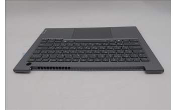 Lenovo 5CB1T57690 C-Cover with keyboard, Russian, Arctic Grey, Backlight, US