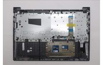 Lenovo 5CB1T66190 C-Cover with keyboard, Slovenian, Arctic Grey, Backlight, UK