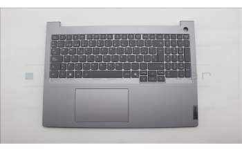 Lenovo 5CB1T66191 C-Cover with keyboard, Spanish, Arctic Grey, Backlight, UK