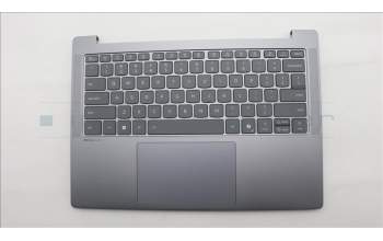 Lenovo 5CB1U73129 C-Cover with keyboard, English, Luna Grey, Backlight, US