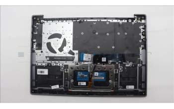 Lenovo 5CB1U73129 C-Cover with keyboard, English, Luna Grey, Backlight, US