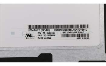 Lenovo 5D10M56005 LG LP140WF6-SPB6 FHDI AG S NB