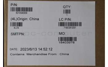 Lenovo 5D10S40009 Lenovo LCD Module,13.3\",WQXGA+,Touch,Glare,OLED,400nit,100%DCI-P3