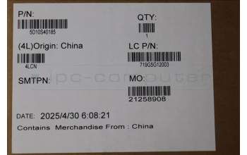 Lenovo 5D10S40185 DISPLAY HUD L 83K7 15 OLED FIR LG