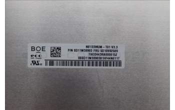 Lenovo 5D10V82509 Lenovo DISPLAY,13.3\",WUXGA,Touch,Anti-Glare,IPS,300nit,100%SRGB