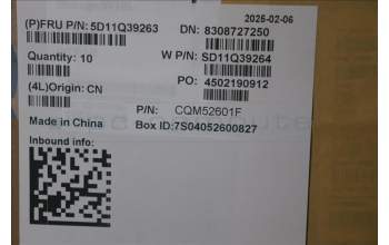 Lenovo 5D11Q39263 DISPLAY FRU EDO EF10QBC64.A 15.1 WQX