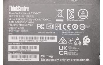Lenovo 5D20X67381 DOCKING IoT IO BOX DT1 V2