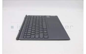 Lenovo 5D20Z51352 Externe Tastatur, Docking, Tschechisch/Slowakisch, Schiefergrau, Hintergrundbeleuchtung